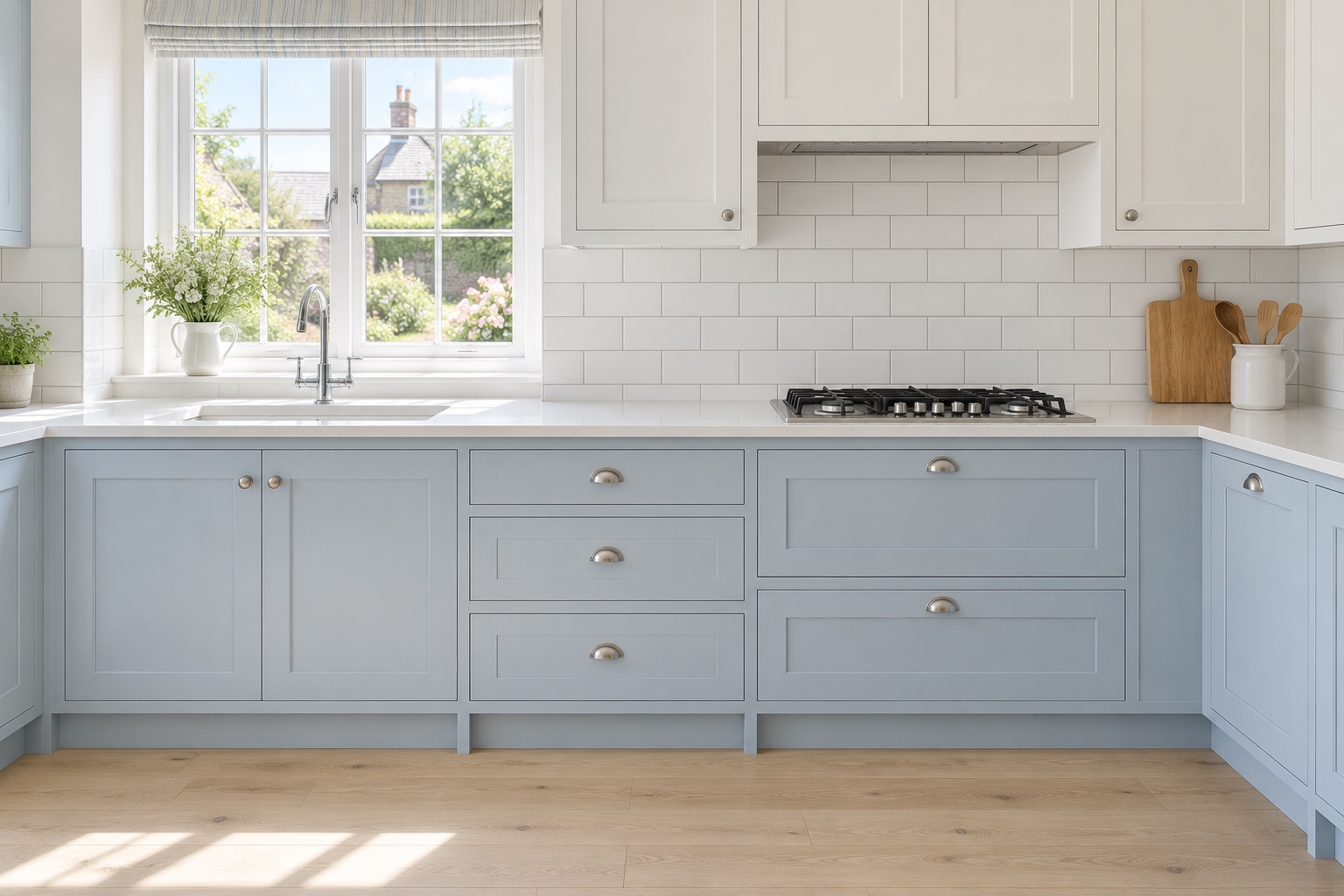 Illustrative kitchen after cleaning